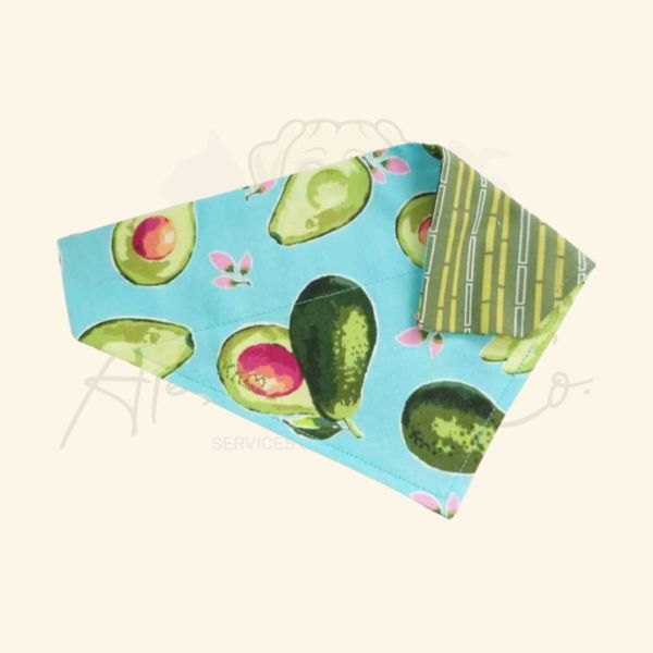 Avocados on Blue & Green Shoots (Small)