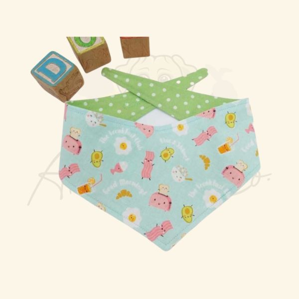 Breakfast Club/Green Polka dots (Small)