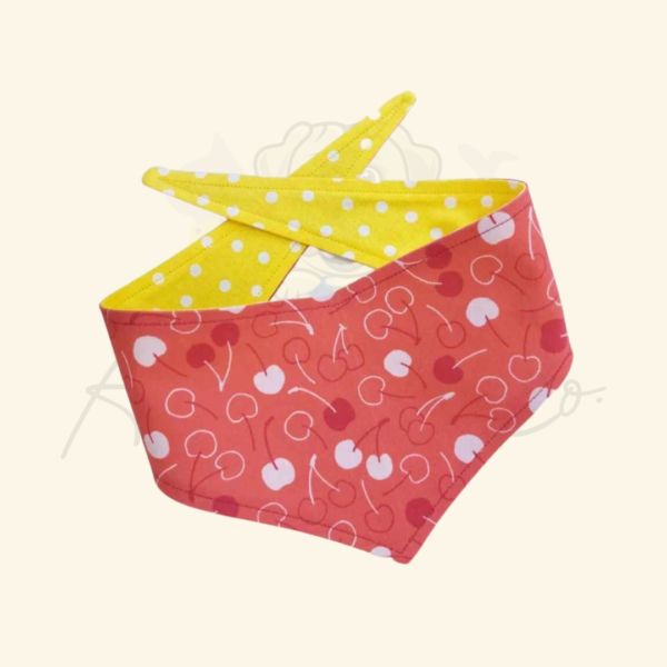 Cherries & Yellow Dots (Large)