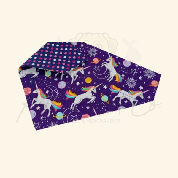 Purple Galaxy Unicorns/ Matching Dots (Medium)